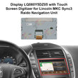 Display LQ080Y5DZ05 with Touch Screen for Ford Lincoln Sync3 Radio Navigation