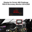 Display for Ferrari 488 Challenge FBO-6 Secondary Monitor