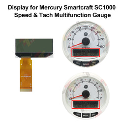 Display for Mercury Smartcraft SC1000 Speedometer Tachometer Multifunction Gauge