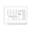Display for Yamaha Digital Multifunction Tachometer Gauge Unit 6Y5-8350T-D0-00