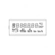 Display for Porsche 964, 993 and Ruf Instrument Clusters (Km version)