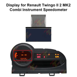Display for Renault Twingo II 2 MK2 Combi Speedometer Instrument