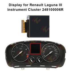 Display for Renault Laguna III Instrument Cluster 248100006R