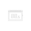 Display for Peugeot 308 308SW 308CC Air Climate Control Unit A/C Panel