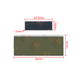 Display for Peugeot 207 307 Air Climate Control A/C Panel by Yellow Background