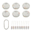 6 GM GMC Stepper Motor X27 168 Speedometer Gauge Repair Kit + 10 Bulbs