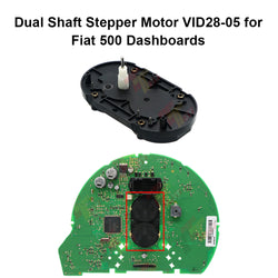 Dual Shaft Stepper Motor VID28-05 for Fiat 500 dashboards