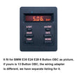 Wiring Adapter for BMW E30 E24 E28 Euro Analog Clock Original with 6 Button OBC