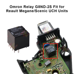 Genuine of Omron G8ND-2S 12VDC Relay for REAULT Megane / Scenic UCH units