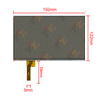 8" touch panel 8 wired resistive digitizer for Lexus GX400/GX460/ LS460/LS600H