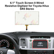 6.1" Touch Screen Digitizer for Toyota Hilux SR5 Stereo 13-18