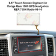 6.5" Touch Screen Digitizer for Jeep Uconnect Mygig REN RER RHR 07-10