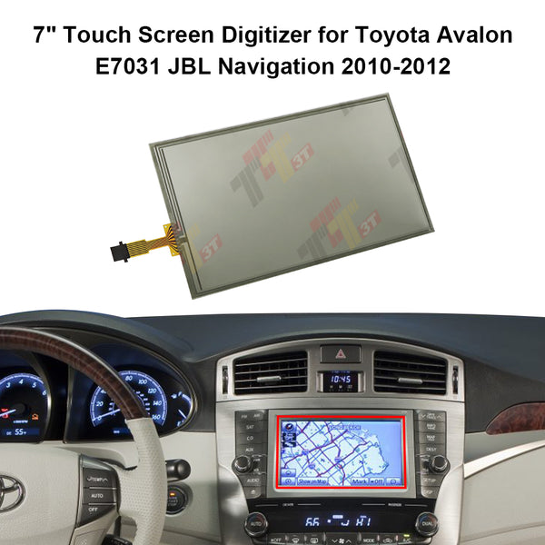 7" Touch Screen Digitizer for Toyota Avalon JBL E7031 Navi LQ070T5GA01/GC01