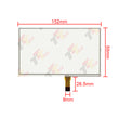 6.5" Touch Screen Digitizer for Dodge Chrysler Jeep Mygig 430 RBZ, 430N RHB Navi