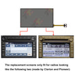 6.5" Touch Screen Digitizer for Ford Sync 1 LTA065B1D1F Radio Navigation