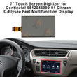 7" Touch Screen Digitizer for Continetal 9812046980 Peugeot 208 2008 CID Monitor