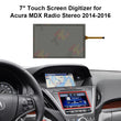 7" Touch Screen Digitizer for Acura MDX TLX and Honda Odyssey Radio Stereo