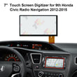 7" Touch Screen Digitizer for 9th Honda Civic Radio Navigation 2012-2015