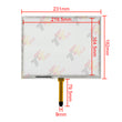 10.4" 8 Wire Touch Screen Digitizer for John Deer GreenStar GS2630 Monitor