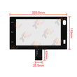 7" Touch Screen Digitizer for Peugeot 208 Citroën C4 Lounge Radio Navigation