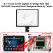8.4" Touch Screen Digitizer for Dodge Ram 1500 UAQ UAS Uconnect Radio Navigation