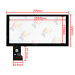 10.1" Touch Screen Digitizer LA101WH1 for Audi Q3 Car Radio Navigation