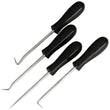 QTY4 Mini Hook and Pick Set O-Ring Cotter Pin Oil Seal Removal Puller Hand Tool - 3T.ALLWAY