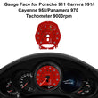 Gauge Face for Porsche 911 Carrera 991/Cayenne 958/Panamera 970 Tachometer