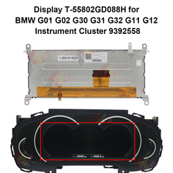 Display T-55802GD088H for BMW G01 G02 G30 G31 G32 G11 G12 Instrument 9392558