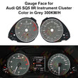 For Audi Q5 SQ5 8R Instrument Cluster Gauge Face Grey 300KM/H