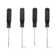QTY4 Mini Hook and Pick Set O-Ring Cotter Pin Oil Seal Removal Puller Hand Tool - 3T.ALLWAY