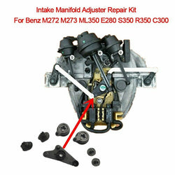 Intake Manifold Adjuster Repair Kit for Mercedes-Benz M272 V6 M273 V8 2721402401 - 3T.ALLWAY