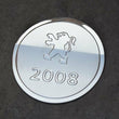 Silver Engine Oil Filler Cap Gas Tank Cover Protector for Peugeot 308 408 4008 - 3T.ALLWAY
