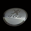 Silver Engine Oil Filler Cap Gas Tank Cover Protector for Peugeot 308 408 4008 - 3T.ALLWAY